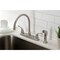 Kingston Brass KB798YLSP Yosemite 8" Centerset Kitchen Faucet W/Sprayer, Nickel KB798YLSP - alternate 4